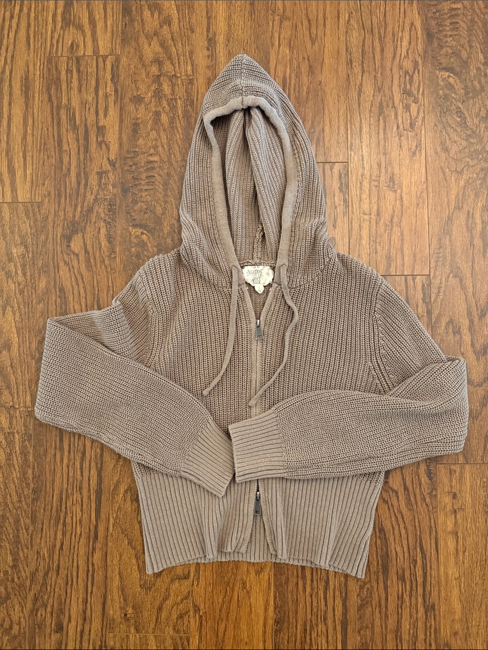 Knit Sweater Hoodie